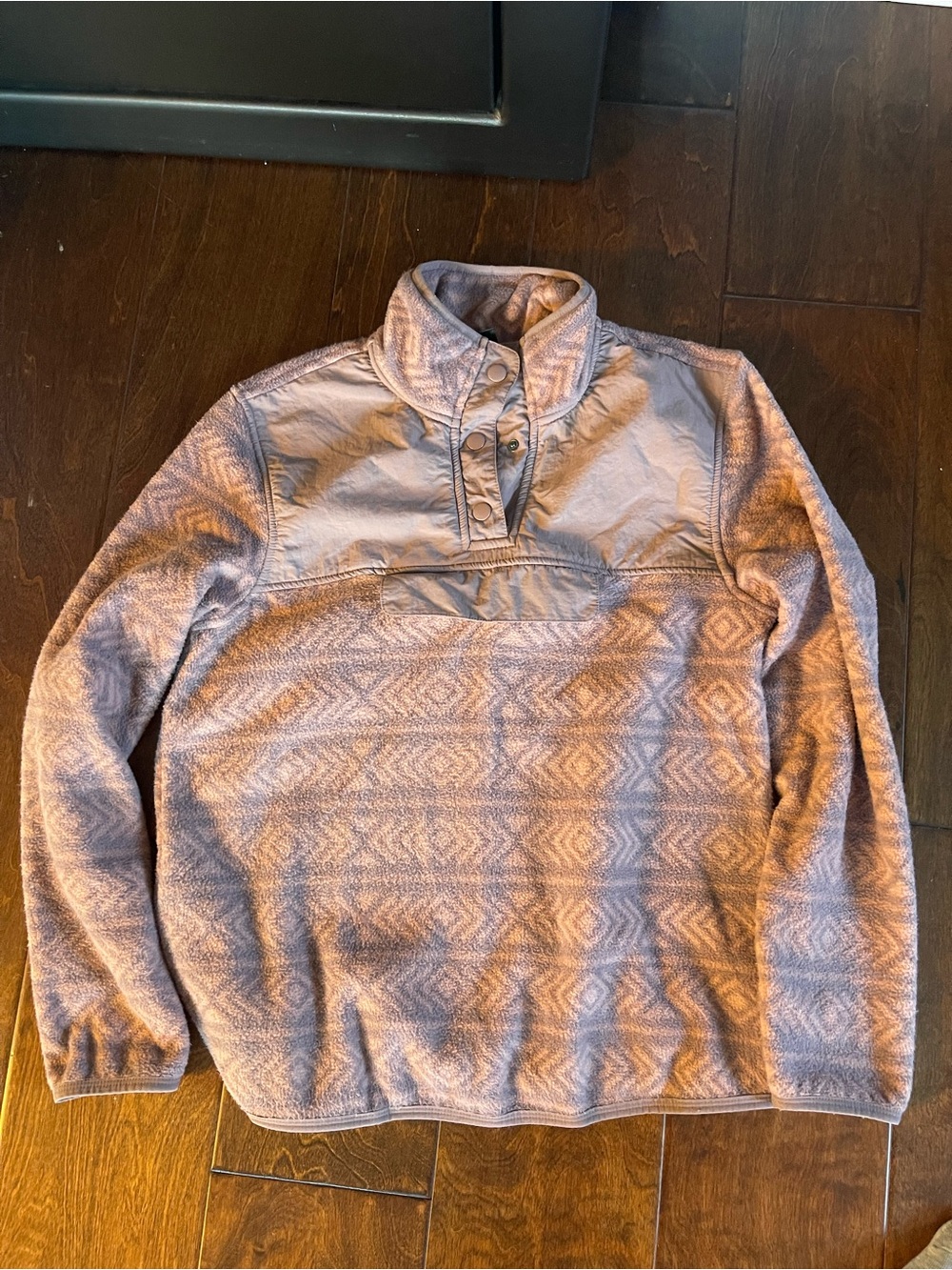 Lavender-Gray Women’s pullover Fleece Jacket